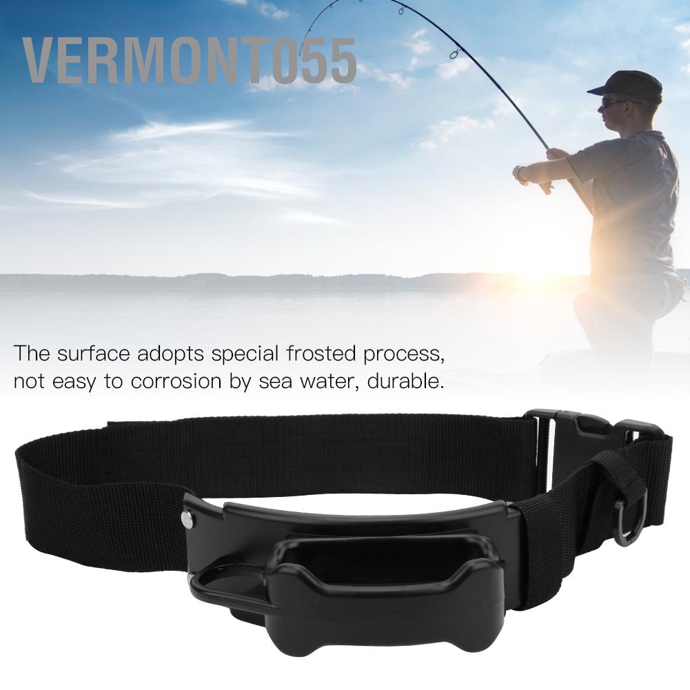 Vermont055 Sea Fishing Fighting Rod Pole Holder Waist Gimbal Belt Tackle Accessory with Hook