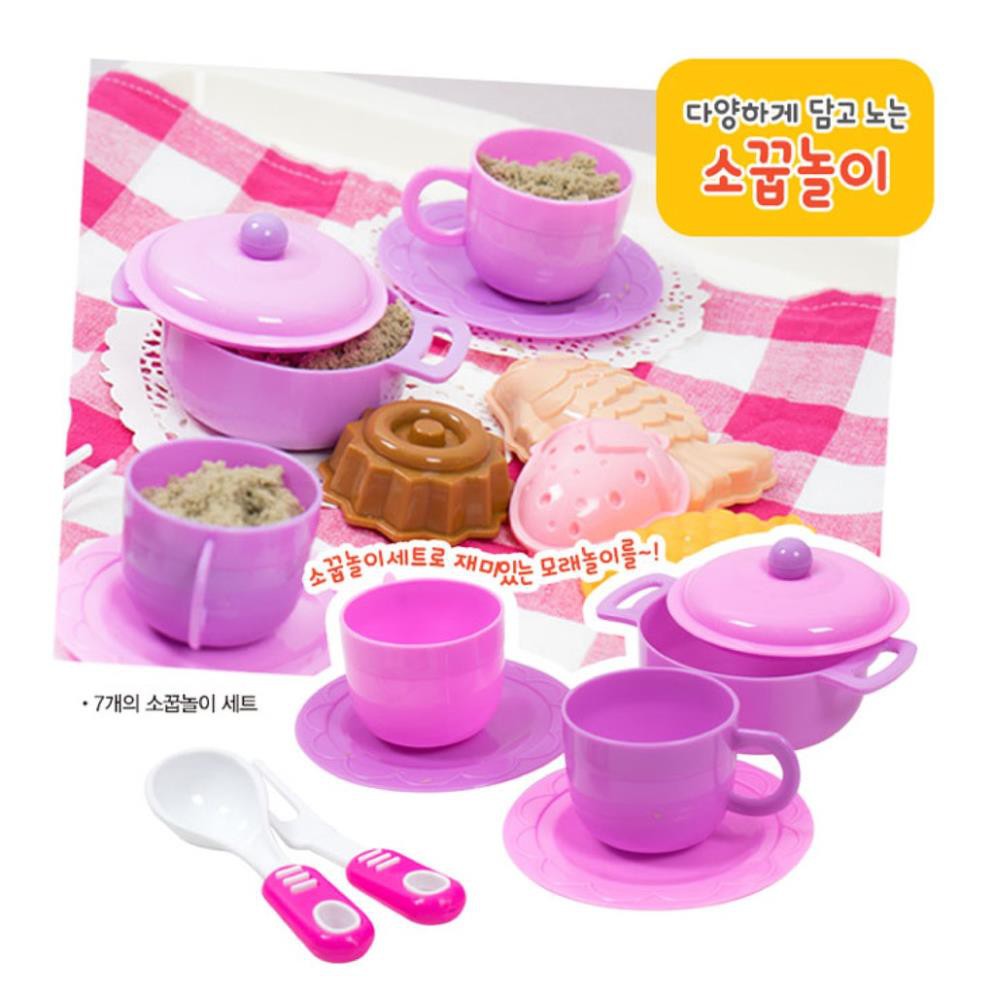 Bộ Đồ Chơi Cát Pororo Dụng Cụ Nhà Bếp Pororo Kid Sand Tea Play Set 460x330x115mm