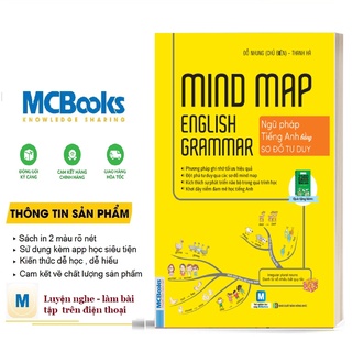 Sách - Mindmap English Grammar - Ngữ Pháp Tiếng Anh Bằng Sơ Đồ Tư Duy