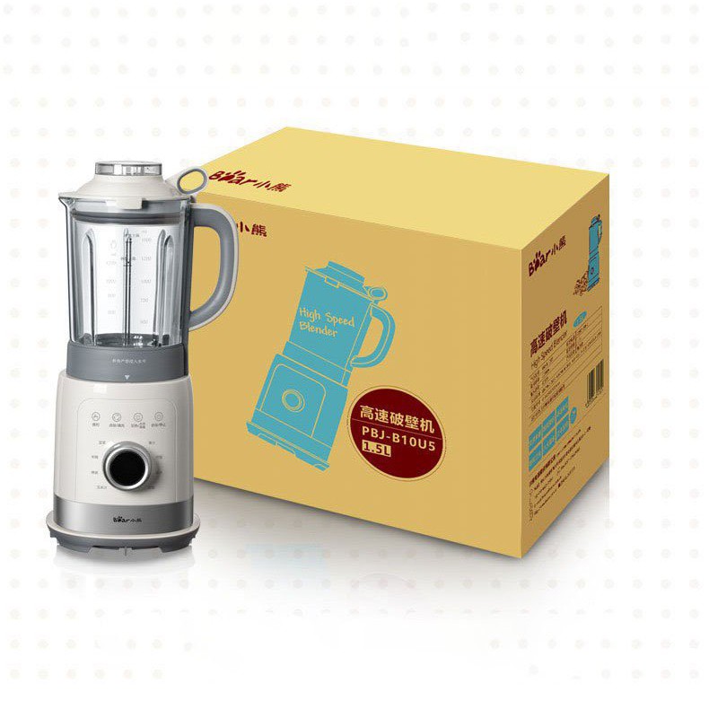 Máy Làm Sữa Hạt Đa Năng  Bear PBJ-B10U5 , Máy Làm Sữa Đậu Nành - Máy Xay Sinh Tố  1,5L- 8 Chế Độ chính hãng BH 1 năm