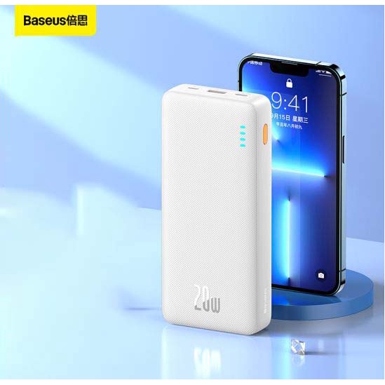 Sạc pin dự phòng Baseus Airpow Light Battery Fast Charging Power Bank 20000mAh 20W