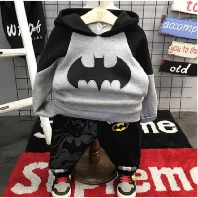 Set áo và quần batman cho bé trai