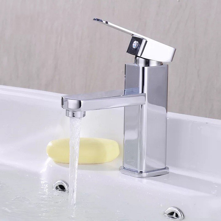 Full bộ sen tắm GIORMANI nóng lạnh và vòi chậu rửa mặt Lavabo (vuông) tặng kèm bát sen tăng áp BC04