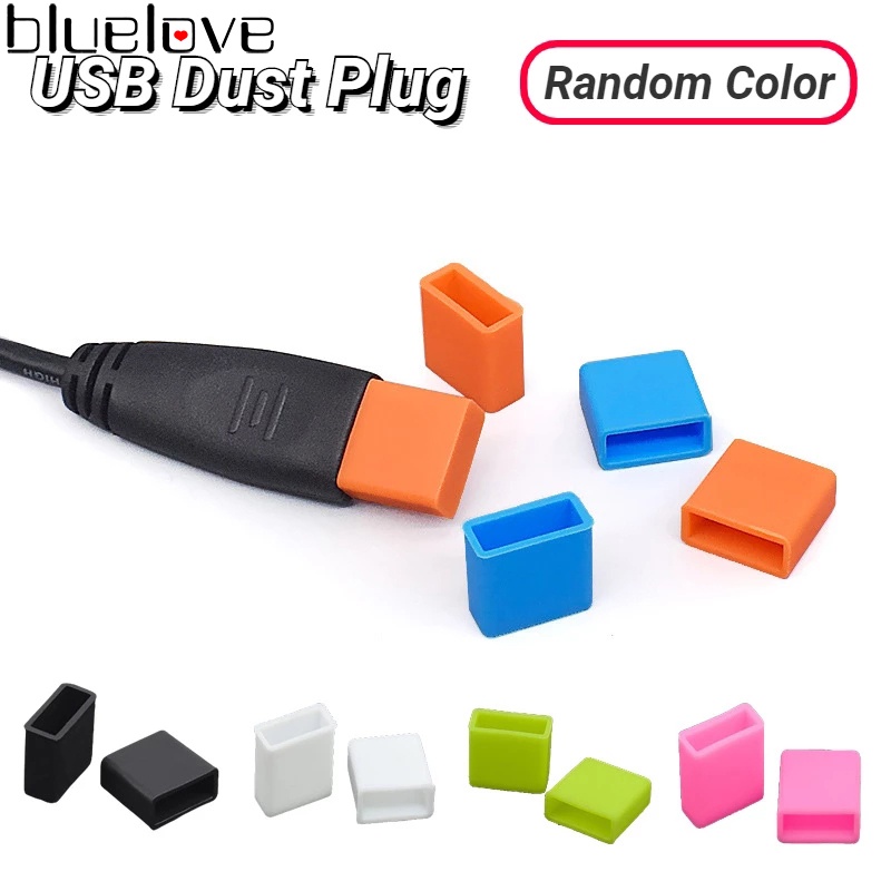 Nắp Bảo Vệ Dây Cáp Sạc USB Bằng Silicon Chống Bụi Đa Năng Chất Lượng Cao