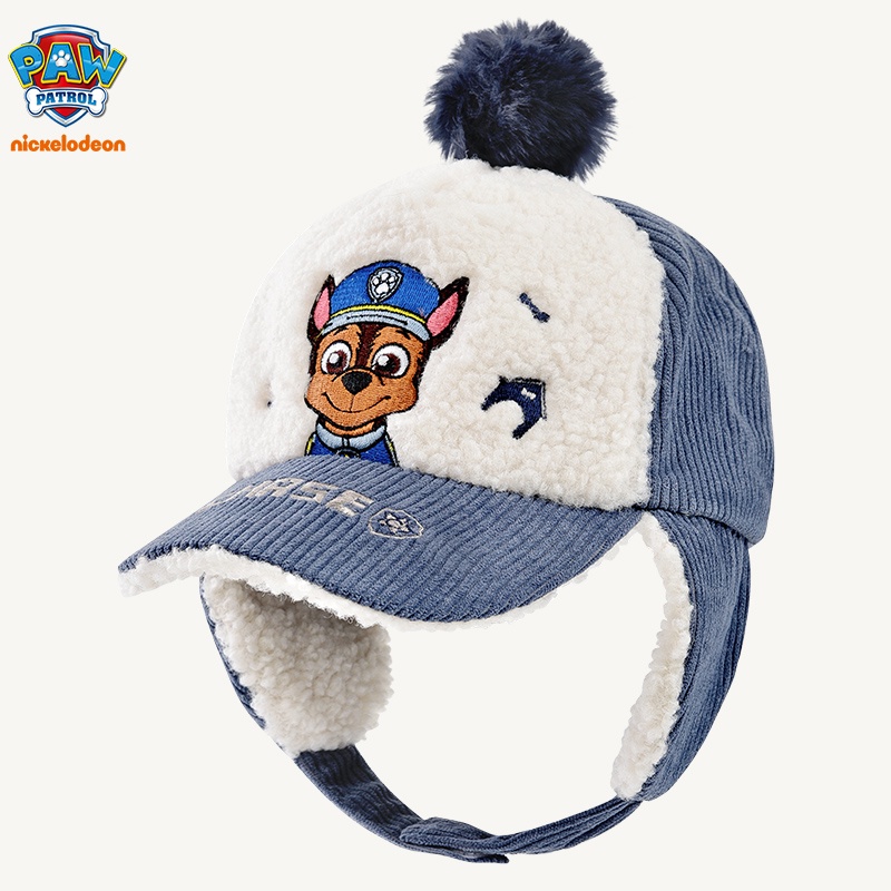 Nón lưỡi trai giữ ấm họa tiết Paw patrol kiểu dáng thời trang dành cho bé