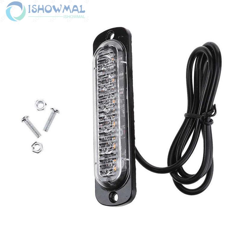 Đèn Led 6 Bóng Dc 12v-24v 18w Ánh Sáng Vàng Cho Xe Hơi