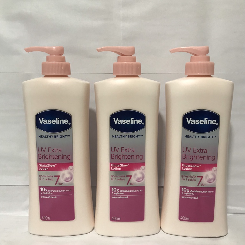 Sữa Dưỡng Thể Trắng Hồng Vaseline UV Lightening 10X Thái Lan 400ml (Vasalin Vaselin)