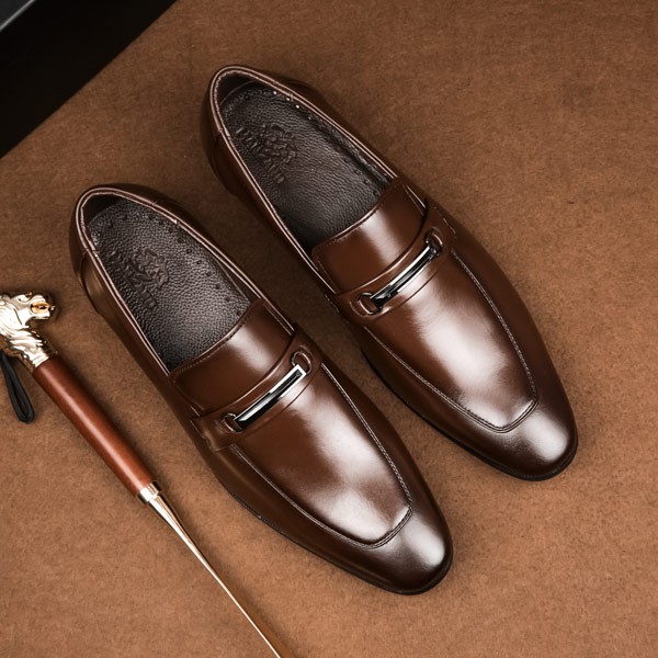 Giày nam da thật Manzano tinh tế và đẳng cấp chuẩn phong cách doanh nhân M66666