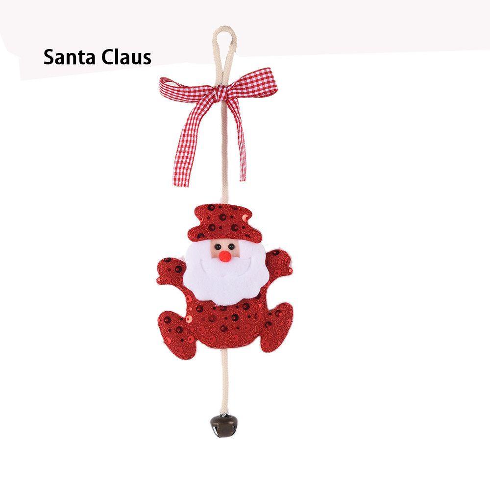 Phụ Kiện Trang Trí Giáng Sinh Hình Ông Già Noel Bằng Vải Màu Sắc Tươi Sáng