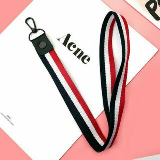(Update 16 mẫu mới 6/5) Dây đeo thẻ - LANYARD KEYCHAIN sọc thời trang dùng bền giá rẻ