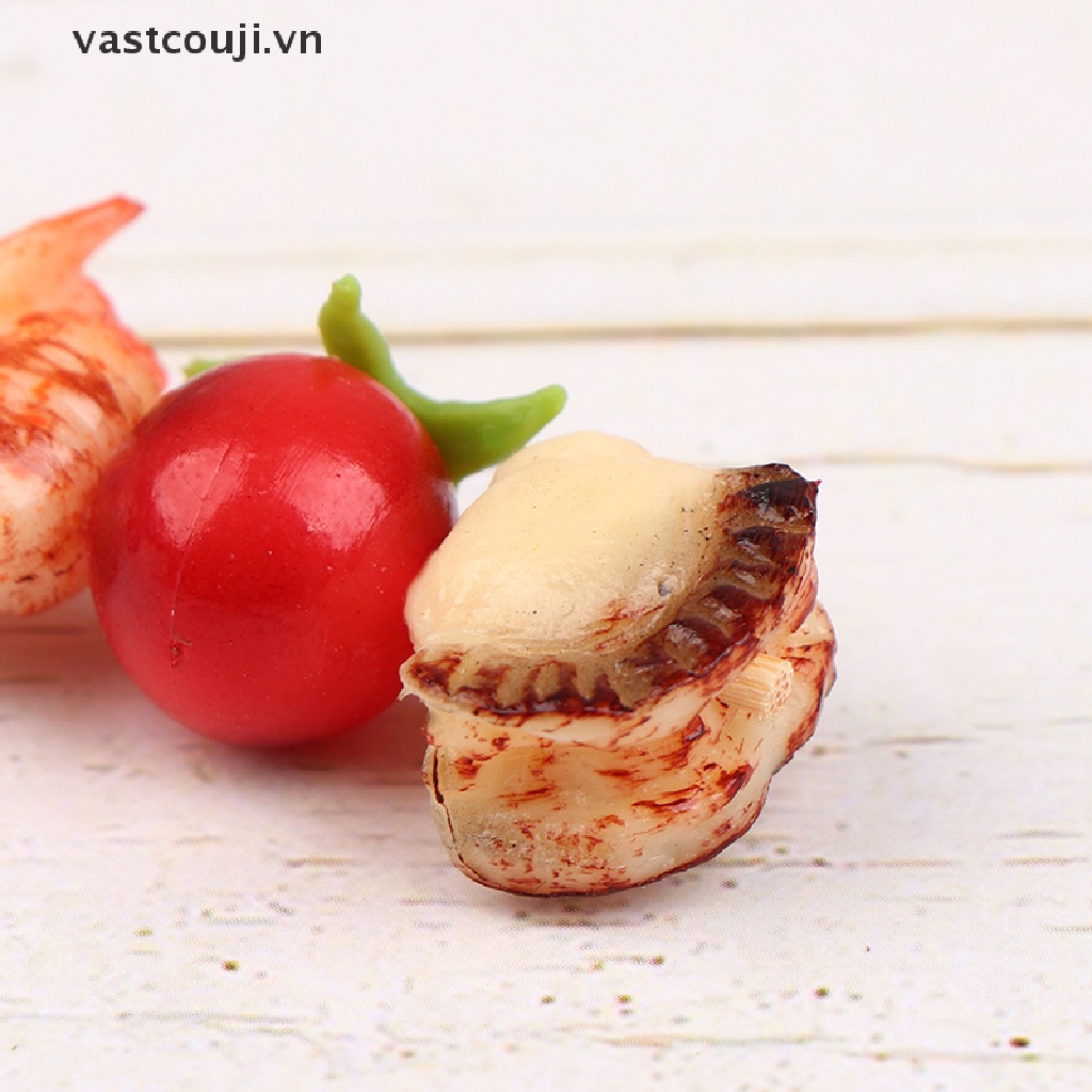 Mô Hình Xiên Nướng BBQ Trang Trí Nhà Búp Bê Tỉ Lệ 1: 12