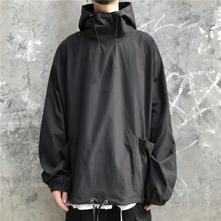 (ORDER) Áo gió nam chui đầu cổ đứng đơn giản Style Ulzzang Hiphop