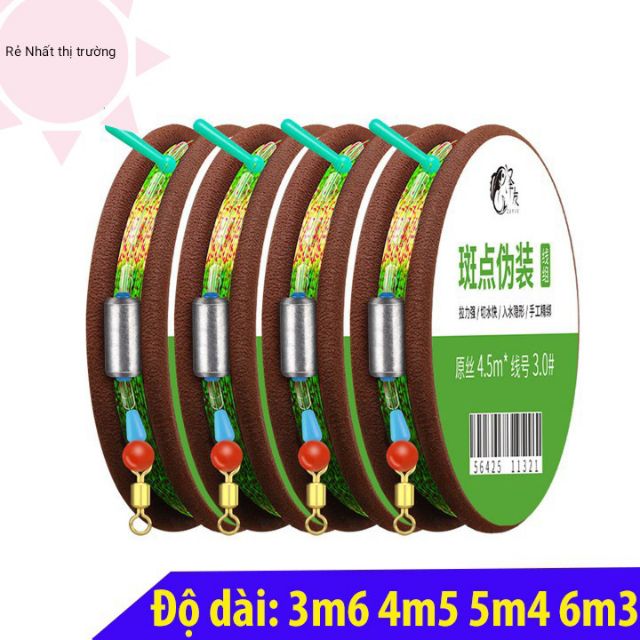 Dây trục câu Đài Buộc sẵn cước câu cá tàng hình Day - 04