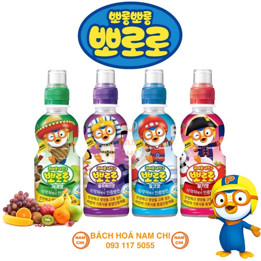 Nước Trái Cây Bổ Sung Vitamin Cho Bé Pororo Thơm Ngon - Hàn Quốc
