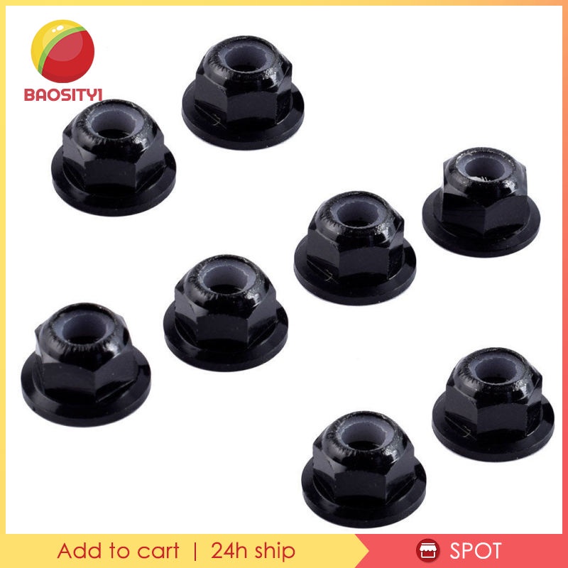 Set 10 Đai Ốc M4 4mm Bằng Thép Cho Xe Ô Tô Điều Khiển Từ Xa HPI, HSP, Hobao, Savage, XS, XS 1 / 10