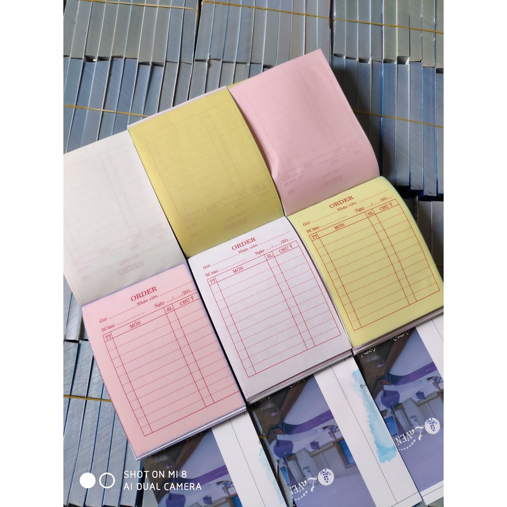 COMBO 50 Cuốn Sổ Order 3 liên