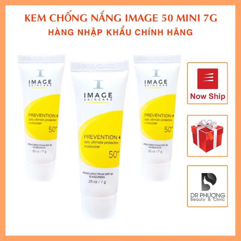 Sample Kem Chống Nắng Image Skincare mini 7g TUÝP NHỎ