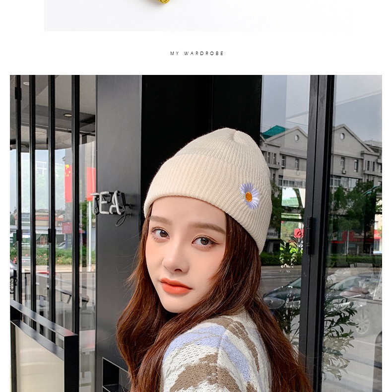 Mũ len, mũ beanie, nón nữ mùa đông phong cách Hàn Quốc dễ thương