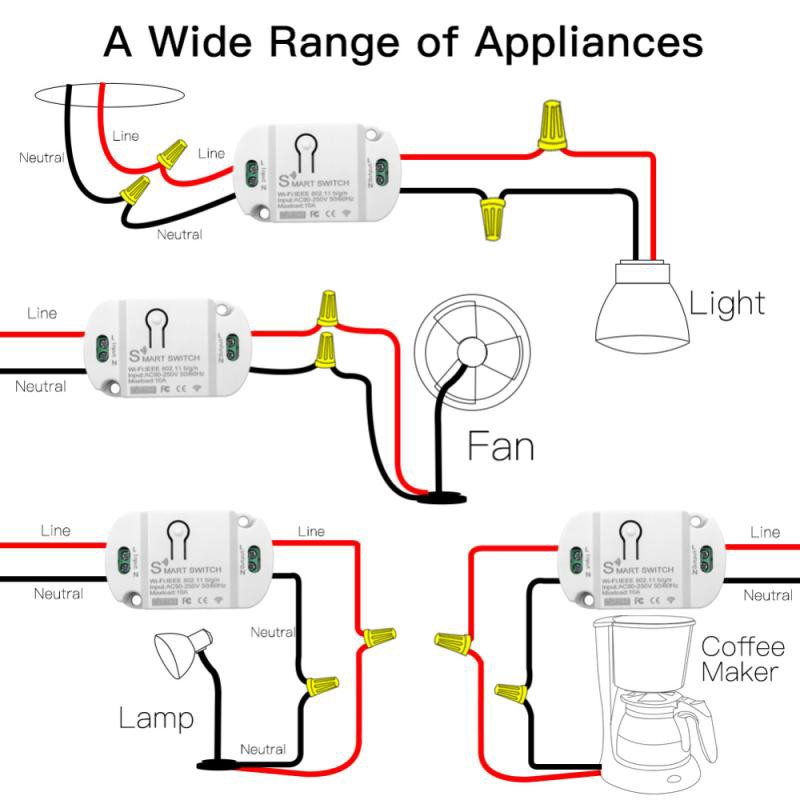 Mobile Phone APP Wireless Remote Remote Control Timing Can Voice Control Wifi Timing Switch Wifi Smart on-off Device