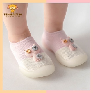 Giày bún - Giày tập đi cho bé gái, bé trai có đế cao su chống trơn trượt size từ 6 tháng