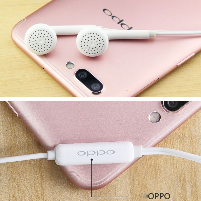 Tai Nghe Trong Suốt Rảnh Tay 3.5mm Cho Oppo A3S A5S A57 A81 A7 A21 A51 A33 A37 F1 F5 F7 F9 Mh133 R9