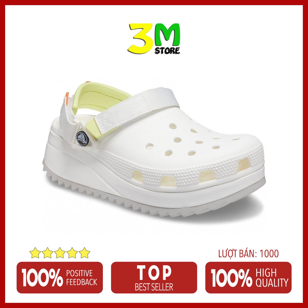 Dép Sục Cross Clog Hiker đế răng cưa Đẹp, Êm, Bền Nhẹ Cho Nam Và Nữ Nhiều Màu