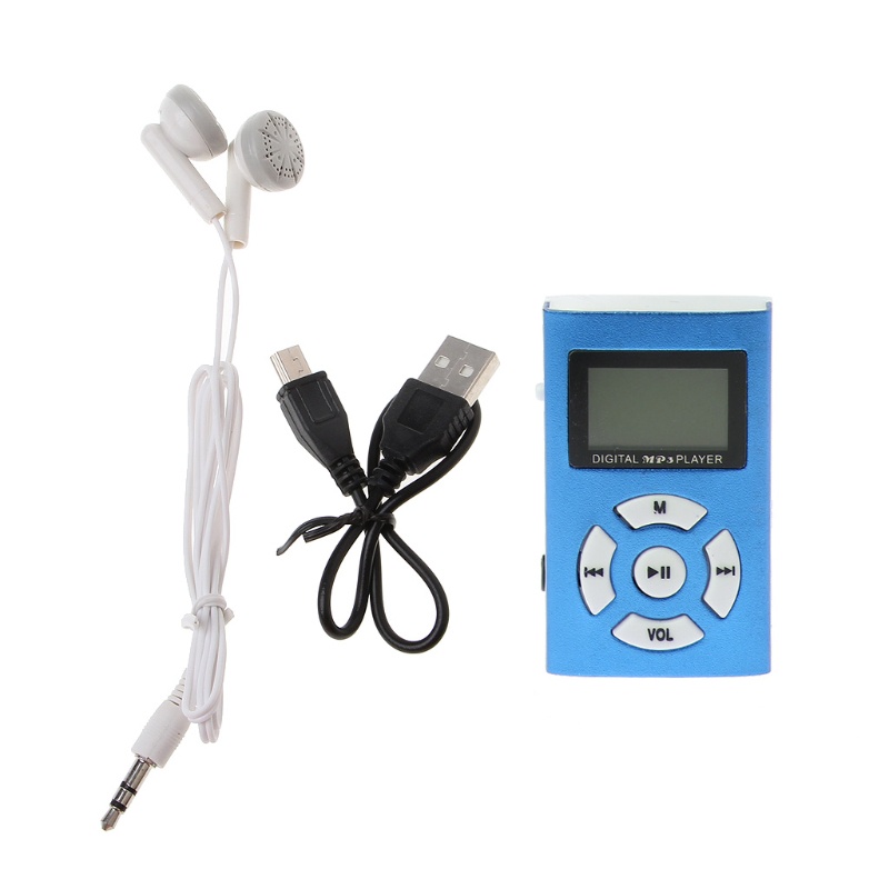 Máy Nghe Nhạc MP3 zzz MX-808 Mini Màn Hình LCD 32GB TF Chất Liệu Nhôm