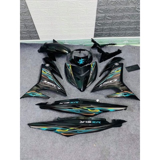 Tem rời exciter 150 đen lửa tem 3 lớp không bay màu