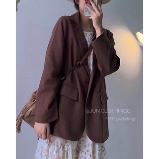 Áo BLAZER 2 lớp 6041 - Ảnh thật JUNclothing