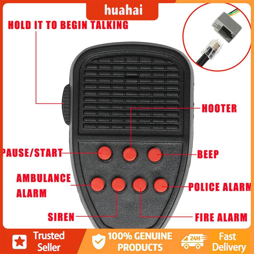 Còi báo động âm thanh lớn gắn cảnh sát phòng cháy chữa cháy 12 V 7