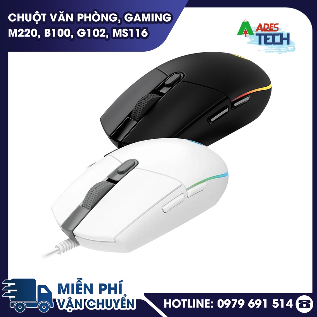 Chuột Văn Phòng, Gaming M220 | B100 | G102 | MS116 Giá Rẻ Chất Lượng Cao - Bảo hành 3 tháng
