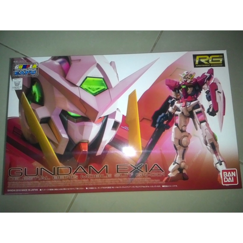Mô hình lắp ráp RG 1/144 Exia Trans Am Clear