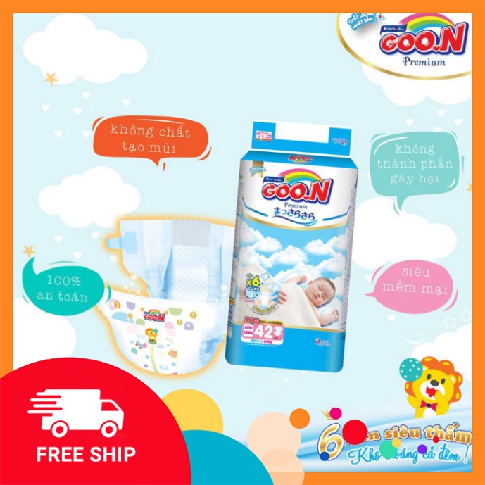 Bỉm dán Goon Premium NB42/S36