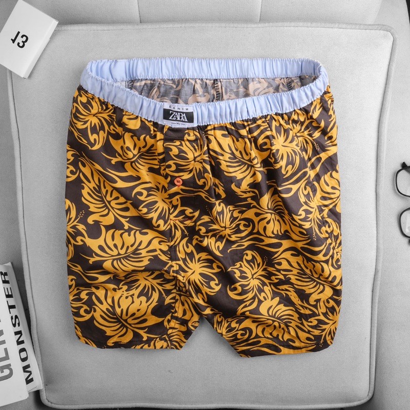 Quần đùi nam mặc nhà cao cấp vải kate mát rượi | BigBuy360 - bigbuy360.vn