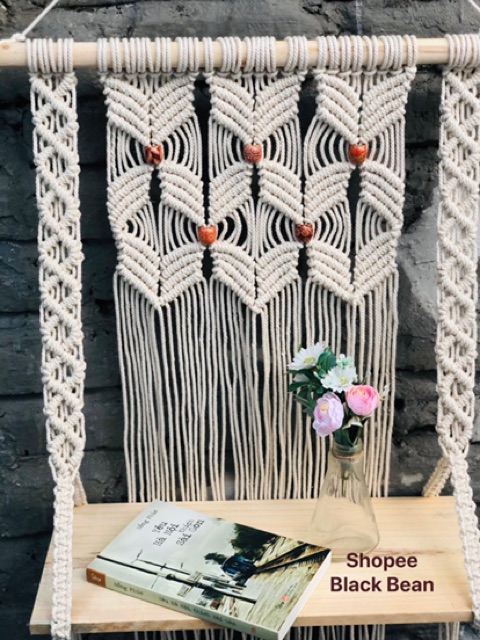 Giá trang trí macrame M294