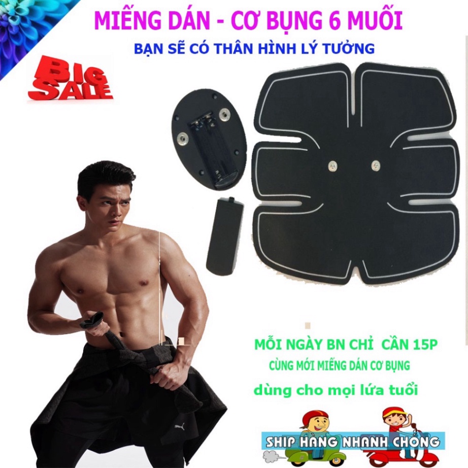 Miếng Dán  Cơ Bụng, miếng dán massag,miếng dán bụng giảm mỡ ,tạo cơ bụng săn chắc khỏe mạnh, tập mọi lúc mọi nơi.