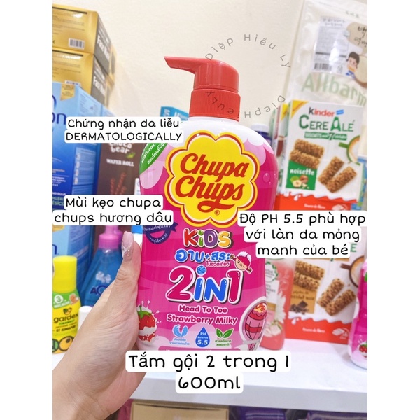 Sữa tắm Chupa Chups cho bé 600ml