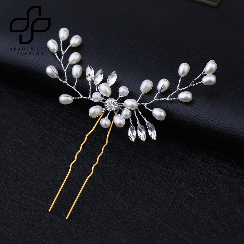 Kẹp tóc nữ đính ngọc thời trang