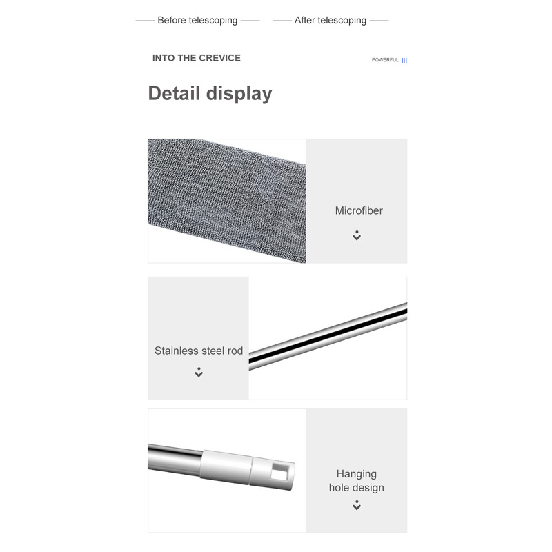 Chổi Lau Bụi Có Thể Thu Gọn Cán Dài Chổi Lau Bụi Chổi Lau Sàn Linh Hoạt Cho Khe Ghế Sofa Dụng Cụ Dọn Dẹp Nhà Cửa Loại Bỏ Bụi Khe Hở