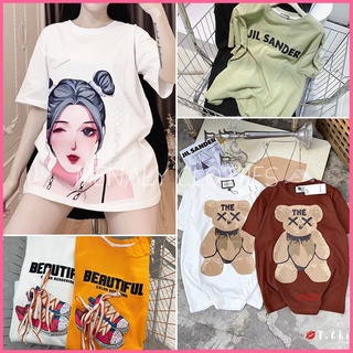 Áo thun quảng châu cotton form rộng  áo phông giấu quần bigsize