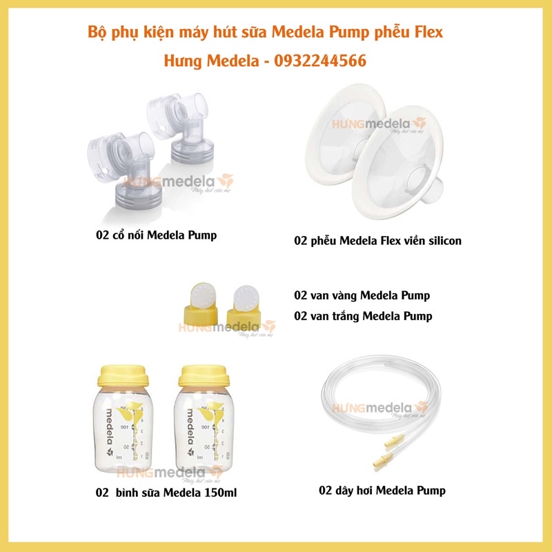 Bộ phụ kiện hoàn chỉnh cho máy M E D E L A PUMP