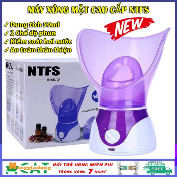 Máy xông mặt xông mũi NTFS 2 chế độ phun, máy xông hơi mini thảo dược hoa quả an toàn tiện dụng