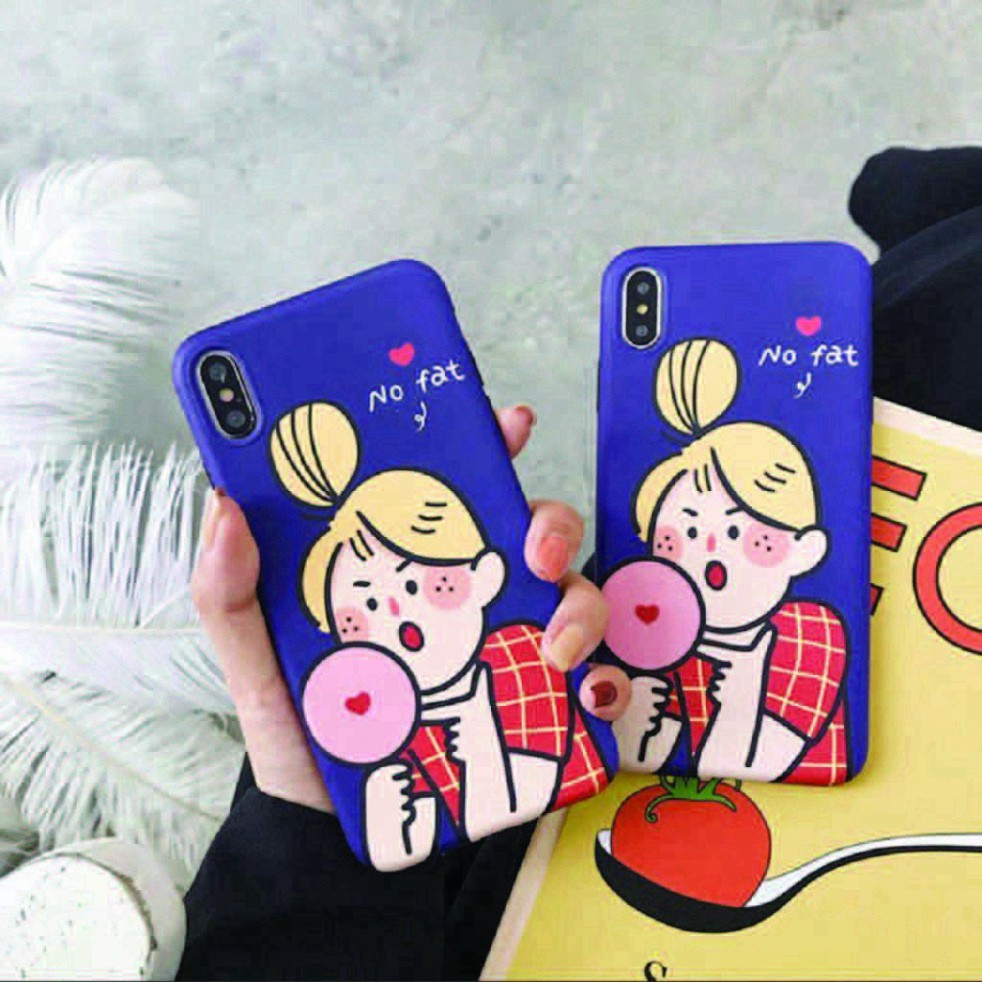 Ốp Lưng Iphone ⚡ Ốp Lưng Điện Thoại Iphone No Fat Rick Girl ⚡ Full Size Từ Iphone 6 - 11 Promax - Tuấn Case 75