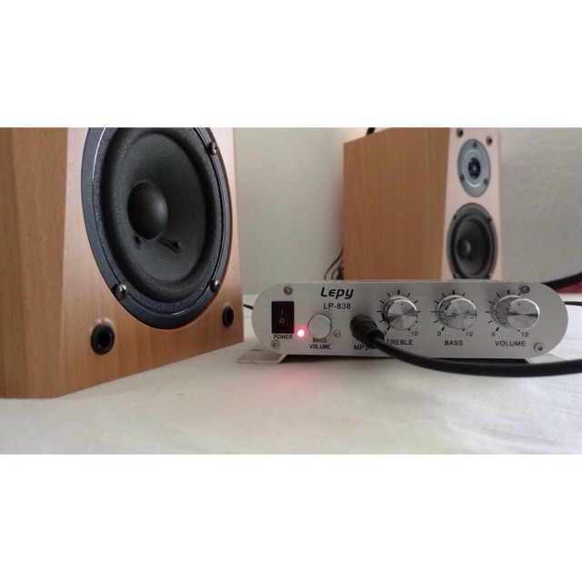 Amply mini Lepy 838/st838 hifi chuyên dụng cho xe hơi,xe máy