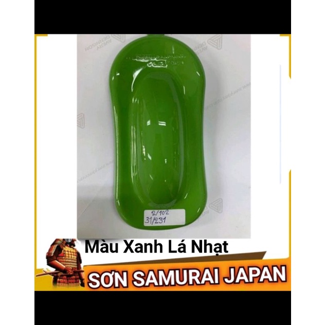 Sơn xịt Samurai Japan màu xanh lá nhạt. Mã 231