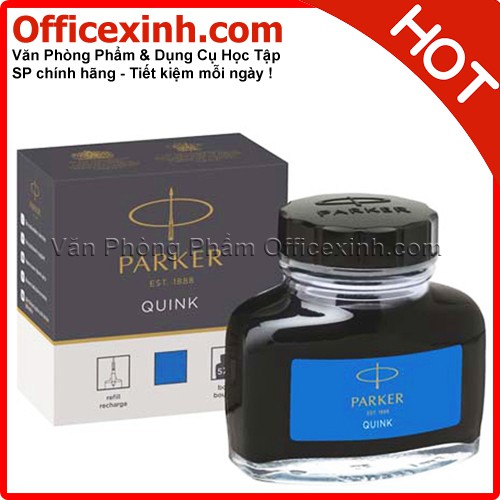 Mực nước Parker xanh đậm - Chính hãng