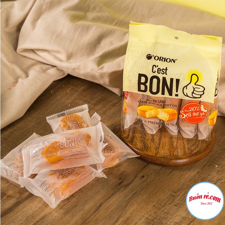  Bánh bông lan Orion C'est Bon gói 85g bổ dưỡng (túi 5 chiếc) 01252 Buôn Rẻ