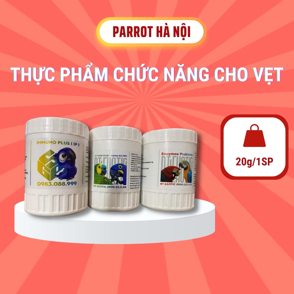 Thực phẩm dưỡng chất cho vẹt, chim, chào mào, có tác dụng bổ sung dinh dưỡng, giúp thú cưng khỏe mạnh
