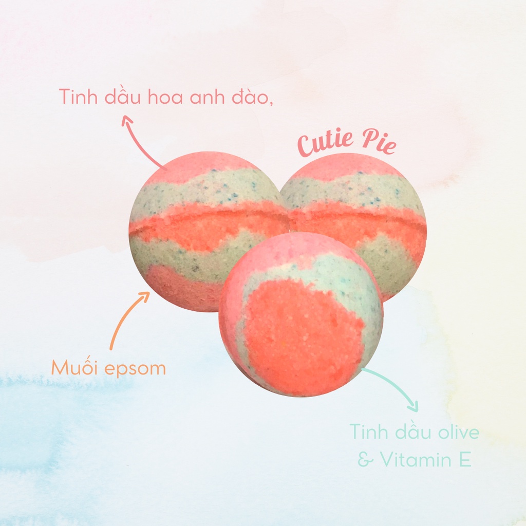 CUTIE PIE [Labbi] Bath bomb / Viên sủi bồn tắm / Bom tắm