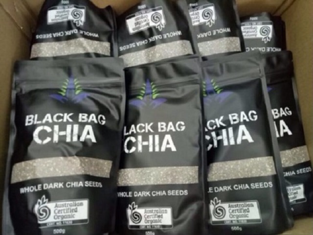 Hạt Chia Đen BLACK BAG CHIA 500g - Hàng Úc
